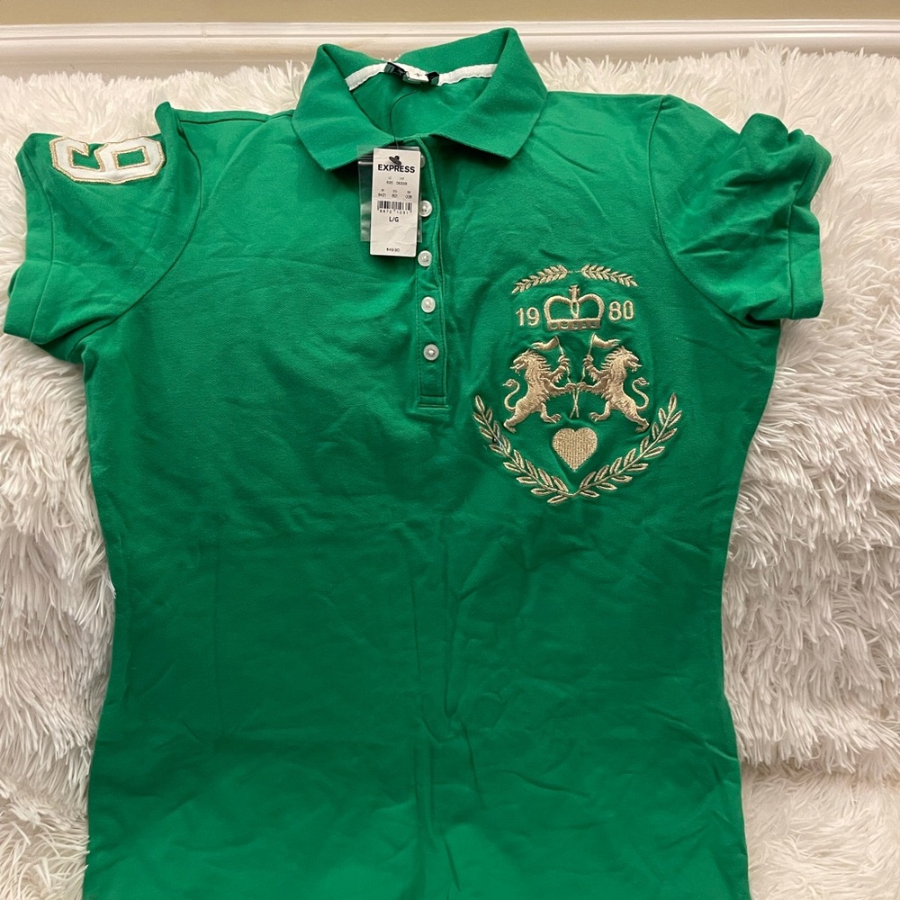 Express women polo shirt